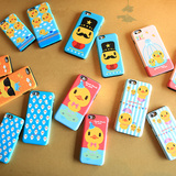 韩国代购iphone6s plus大小黄鸭子双层手机壳苹果6防摔硅胶保护套