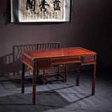红木书房家具酸枝木书桌椅组合竹节写字台中式实木仿古办公桌包邮