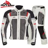 品牌MOTOBOY夏季网眼赛车服摩托车骑行服套装男摩托服衣骑士装备