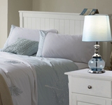 欧式玻璃台灯卧室床头灯创意时尚装饰台灯现代简约宜家蓝色玻璃灯