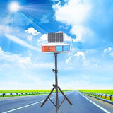 太阳能爆闪灯双面频闪路障灯太阳能警示灯交通信号灯道路LED施工