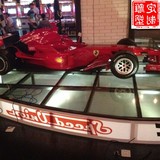 直销泡沫摆件汽车模型法拉利F1玻璃钢赛跑车摆件定制4S店展览橱窗