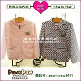 paw in paw韩国代购正品2015秋装新款女童夹克外套上衣PPJA54806G