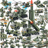 兼容乐高积木拼装男孩军事部队益智玩具星钻积木10岁拼装玩具坦克