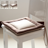 日式简约方形亚麻椅垫 夏季薄款布艺榻榻米坐垫餐椅垫电脑椅子垫