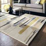 加厚地中海晴纶客厅茶几卧室书房欧式抽象条纹地毯大地毯可定制