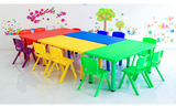 加厚新料儿童塑料桌子幼儿长方桌子宝宝学习桌幼儿园专用课桌批发
