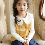niniko韩国进口正品童装代购16年春款男女童儿童针织开衫马甲背心