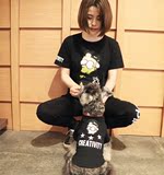 2016夏装狗狗衣服 宠物潮牌亲子装 印花T恤 雪纳瑞比熊法斗小型犬