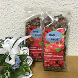 德国dm das gesunde plus花果茶草莓蔓越莓无糖果粒茶200g现货