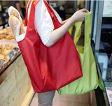 时尚旅行折叠购物袋便携 大号环保袋尼龙袋 加厚手提袋买菜包