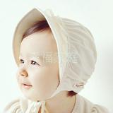 【现货】韩国进口 婴幼儿有机棉 婴儿帽/公主 春秋护耳帽/婴儿帽