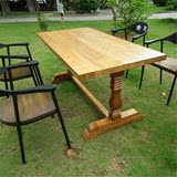 实木会议桌松木大板老榆木原木大板桌办公桌老板桌工作台家具桌面