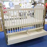 英氏婴儿床正品 金色豪床ZE11319-4 高档宝宝实木床童床（含棕垫