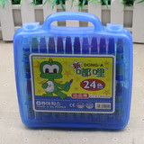 包邮 韩国东亚油画棒 DONG-A嘟哩油画棒 24色塑料盒装油画棒