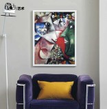现代简约抽象油画装饰画单张巨幅客厅挂画沙发背景墙壁画喷绘画