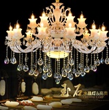 简约现代欧式客厅灯餐厅复式楼别墅奢华大气锌合金玉石水晶吊灯具