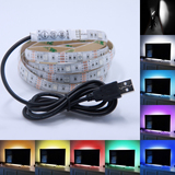 LED汽车软灯条  5050 RGB USB  通用 5V 灯带 电视背景装饰灯带
