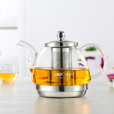 金灶 玻璃壶电磁炉用玻璃茶壶304不锈钢内胆烧水壶花茶壶