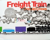凯迪克银奖Donald Crews作品Freight Train 幼儿颜色启蒙原版绘本