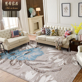 现代简约茶几客厅地毯  简约卧室床边书房可水洗加厚沙发地毯