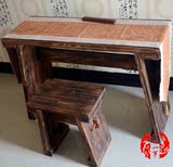 古琴老桐木古琴桌凳带共鸣箱体专业古琴桌可拆卸古琴桌凳古琴配件