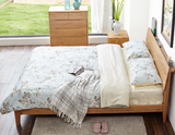 日式简约橡木实木原木双人婚床定制美式欧式高档实用榫卯双人床