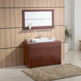 橡木欧式新古典卫浴室镜柜组合落地定做卫生间漱脸盆洗手台池洁具