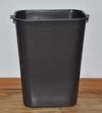 包邮家用厨房长方形垃圾桶塑料收纳桶酒店超大号35L垃圾桶