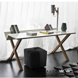 北欧书桌现代简约宜家电脑桌时尚写字台办公桌实用实木小户型桌子