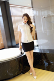 韩版棉白色女衬衫短袖夏装半袖工作服正装长袖大码寸衣职业女装ol