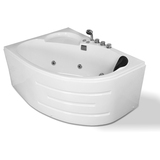 企业大促 亚克力扇形冲浪按摩浴缸独立式浴盆墙角浴缸宽1.2米浴缸