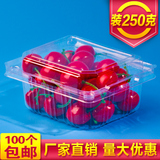 一次性水果包装盒子打包盒透明保鲜盒吸塑料车厘子盒樱桃盒蛋糕盒