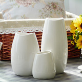 创意简约陶瓷花瓶客厅摆件干花插花瓷花器小欧式景德镇水培瓷器
