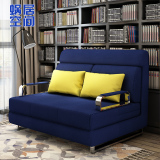 多功能布艺沙发床1.5 1.8 可折叠小户型 客厅实木沙发床两用拆洗