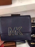 诚品美国正品代购MK大圆标Michael Kors翻盖短款折叠钱包女
