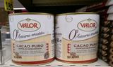 预售 ESP代购直邮  西班牙原装 VALOR 薇乐罐装无糖纯可可粉 250g
