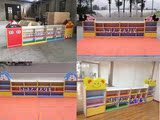 特价幼儿园玩具柜鞋柜收纳柜儿童小熊米奇别墅造型组合柜防火板柜