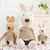 正版可爱砂糖兔公仔抱枕毛绒玩具兔子宝宝工仔布娃娃玩偶女生礼物