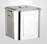 特价304不锈钢储米桶|米缸|储物桶|双耳方形箱带盖四方桶|储水桶