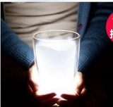 led白色牛奶杯灯小夜灯创意礼物浪漫酒吧咖啡厅白光促销LOGO定制