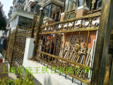 上海铁艺围栏铁艺护栏别墅庭院栏杆欧式围墙铁艺栅栏阳台栏杆定制