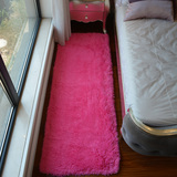 定制床边小地毯家用全铺满房间地毯卧室长方形丝毛绒地垫茶几地毯