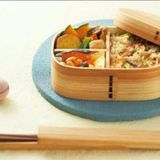日式木质饭盒餐盒便当盒寿司盒 分格木碗菜碗菜盒 手作原木质餐具