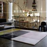 简约现代手工地毯线条小清新法式客厅地毯卧室餐厅茶几床边毯
