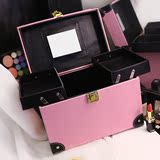 韩国女化妆箱大号便携旅行专业手提化妆师跟妆化妆品收纳化妆包