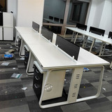 云南昆明办公家具现代职员办公桌4人位电脑桌椅组合屏风员工卡位