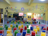 音乐教室活动凳六面凳音乐教室专用凳合唱凳六角凳积木凳方块凳