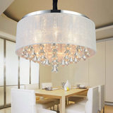 LED客厅灯简欧温馨卧室餐厅饭厅水晶吊灯后现代时尚创意设计师灯
