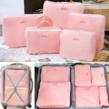 包邮 韩国旅行防水化妆包 衣服杂物袋 旅游整理包收纳袋五件套装